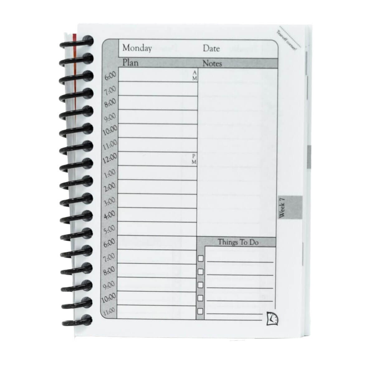 Mini Parker 4 Month Black Pocket Planner